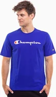 Koszulki męskie - Champion Koszulka męska Champion SS Tee niebieska 220256 BS008 S - miniaturka - grafika 1