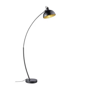 Trio RL Recife R46041032 lampa podłogowa stojąca 1x60W E27 czarny mat / złoty - Lampy stojące - miniaturka - grafika 1