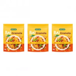 Bakalland BA! Granola z żurawiną zestaw 3 x 300 g - Płatki śniadaniowe i musli - miniaturka - grafika 1