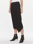 Spódnice - Calvin Klein Spódnica ołówkowa Stretch Jersey Midi Skirt K20K206808 Czarny Slim Fit - miniaturka - grafika 1
