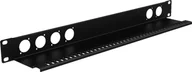 Akcesoria do szaf serwerowych - Caymon CAYMON BP106T Panel maskujący do szaf rack 19” z półką odciążającą, 6x D, 1 HE - miniaturka - grafika 1