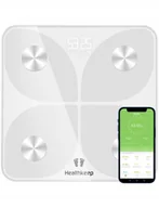 Wagi łazienkowe - Waga łazienkowa Healthkeep CS20M Biała Bluetooth z 13 funkcjami analizy - miniaturka - grafika 1