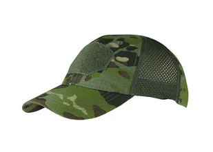 Czapka z daszkiem baseball siateczka MESH mtc zielona Camo - Czapki męskie - miniaturka - grafika 1