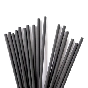 Słomki eko czarne 23 cm 200 szt do wysokich szklanek - Pozostałe akcesoria barmańskie - miniaturka - grafika 1