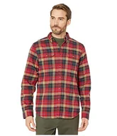Koszule męskie - Fjällräven Męska koszula Singi Heavy Flannel M Long Sleeved T-shirt czerwony czerwony (Deep Red) S - miniaturka - grafika 1