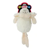Zabawki dla psów - PET NOVA PET NOVA Pluszowa biała owca 35cm - miniaturka - grafika 1