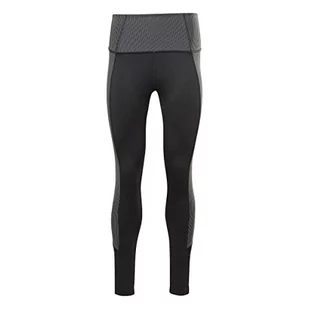 Reebok Damskie legginsy S Rib Hr Tight, czarny, M - Legginsy - miniaturka - grafika 1