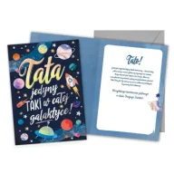 Kartki okolicznościowe i zaproszenia - Kukartka Karnet PR-586 Mama/Tata - miniaturka - grafika 1