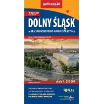 Plan Dolny Śląsk. Mapa samochodowo-administracyjna, 1:250 000 praca zbiorowa - Atlasy i mapy - miniaturka - grafika 1