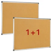 Tablice i flipcharty - B2B Partner Tablice korkowe 1+1 Gratis 777033 - miniaturka - grafika 1