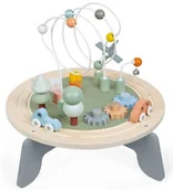 Zabawki interaktywne dla dzieci - Janod Sweet Cocoon Wielofunkcyjny stolik edukacyjny drewniany z regulacją wysokości - miniaturka - grafika 1