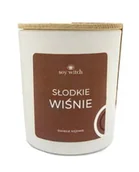 Świece - Świeczka sojowa zapachowa w szkle Słodkie wiśnie - miniaturka - grafika 1