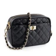 Torebki damskie - Alessio TOREBKA Damska PIKOWANA CROSSBODY na ramię łańcuszek QUILTED - miniaturka - grafika 1