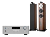 Zestawy stereo - Rotel RA-1572 MkII (srebrny) + 703 S3 (mokka) - miniaturka - grafika 1