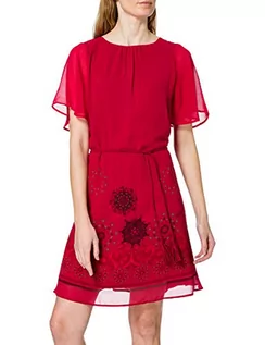 Sukienki - Desigual Damska sukienka typu tampa, na co dzień, czerwony, L - grafika 1