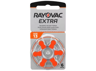 6 szt. Bateria słuchowa Rayovac Extra 13. - Baterie i akcesoria - miniaturka - grafika 1