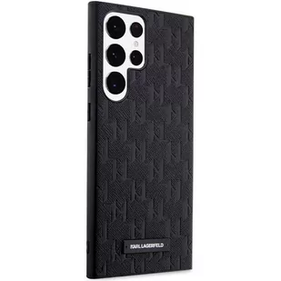Karl Lagerfeld KLHCS23LSAKLHPK S23 Ultra S918 hardcase czarny/black Saffiano Mono Metal Logo - Etui i futerały do telefonów - miniaturka - grafika 4