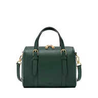 Torebki damskie - Fossil Women's Carlie Satchel Bag, Green, zielony - miniaturka - grafika 1