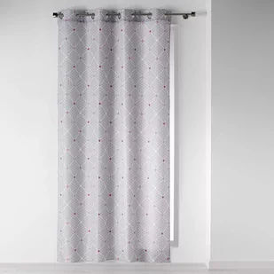 Douceur d'intérieur Zasłona okienna ELEGANTE 140 x 260 cm szara z przelotkami Douceur dinterieur - Zasłony - miniaturka - grafika 1