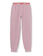 Spodnie damskie - HUGO Damskie spodnie sportowe z logo Loungewear, Jasny/pastelowy fioletowy530, XL - miniaturka - grafika 1