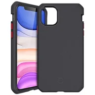 Etui i futerały do telefonów - ItSkins Etui Supreme Solid do Apple iPhone 11/XR Czarno-czerwony - miniaturka - grafika 1