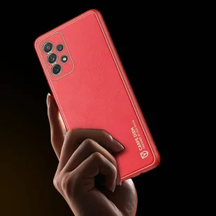 Dux Ducis Yolo eleganckie etui pokrowiec ze skóry ekologicznej Samsung Galaxy A72 4G czerwony - Etui i futerały do telefonów - miniaturka - grafika 9