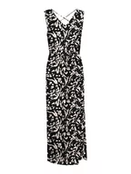 Sukienki - VERO MODA Women's VMEASY SL Tank Maxi Dress R1 WVN GA sukienka, Black/AOP:Cila, XS, Czarny/Aop: cila, XS - miniaturka - grafika 1