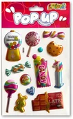 Szkolne artykuły papiernicze - Naklejki metaliczne Candies - miniaturka - grafika 1