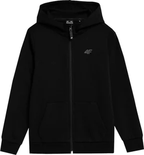 Chłopięca bluza 4F JSS23TSWSM219 - czarna 128 - Bluzy dla chłopców - miniaturka - grafika 1