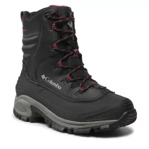 Śniegowce damskie - Śniegowce Columbia - Bugaboot III BM5980 Black/Bright Red 010 - grafika 1