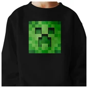 Bluzy dla dziewczynek - BLUZA DZIECIĘCA MINECRAFT 134-140 DLA DZIEWCZYNKI CHŁOPCA JAKOŚĆ - miniaturka - grafika 1