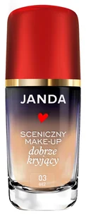 Janda Make-Up Sceniczny dobrze kryjący nr 03 beż 30ml - Podkłady do twarzy - miniaturka - grafika 1