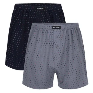 2-pack bokserki męskie luźne 2mbx-013 atlantic-l - Majtki męskie - miniaturka - grafika 1