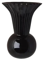 Wazony i flakony - Ewax, Wazon ceramiczny 211446-25, czarny, 18x18x25 cm - miniaturka - grafika 1