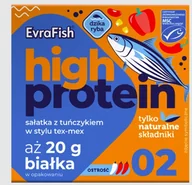 Szybkie dania obiadowe - EVRA SAŁATKA PROTEIN TUŃCZYK W STYLU TEX-MEX 160G - miniaturka - grafika 1