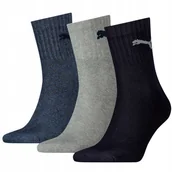 Skarpetki męskie - Skarpety Puma Short Crew 3 pary 906110-58 granatowy 43/46 - miniaturka - grafika 1