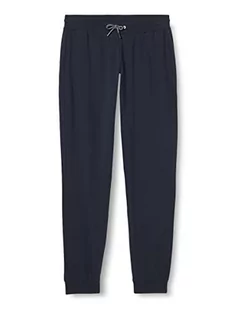 Spodnie damskie - CMP Damskie spodnie dresowe Strecth French Terry, czarny niebieski, 50 - grafika 1