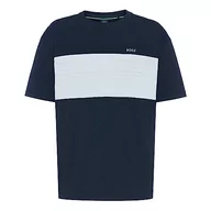 Koszulki męskie - BOSS T-shirt męski, Dark Blue402., XL - miniaturka - grafika 1