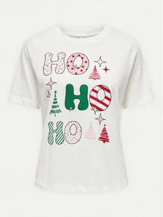 ONLY T-Shirt Rosie 15332339 Biały Regular Fit - Koszulki i topy damskie - miniaturka - grafika 1