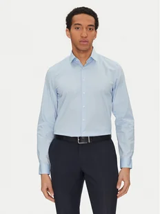 Calvin Klein Koszula K10K114299 Błękitny Slim Fit - Koszule męskie - miniaturka - grafika 1
