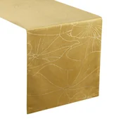 Obrusy i serwetki - Bieżnik 35 x 180 Dekoracyjny Velvet Blink18 Złoty - miniaturka - grafika 1