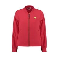 Odzież do sportów motorowych - Kurtka damska Bomber czerwona Ferrari F1 Team - M - miniaturka - grafika 1