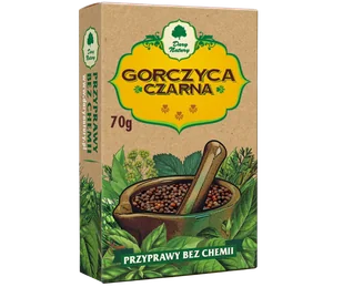 GORCZYCA CZARNA 70g Dary Natury - Przyprawy i zioła sypkie - miniaturka - grafika 1