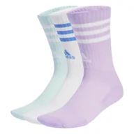 Skarpetki sportowe męskie - 3-Stripes Cushioned Crew Socks 3 Pairs - miniaturka - grafika 1