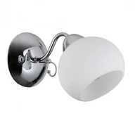 Lampy ścienne - Italux Kinkiet MASSERI chrom 1x40W E27 - miniaturka - grafika 1