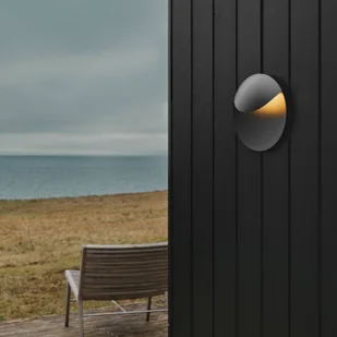 Nordlux Kinkiet zewnętrzny LED Valopin Seaside, czarny - Lampy ogrodowe - miniaturka - grafika 1
