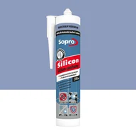 Silikony - Sopro Silikon sanitarny 310 ml Industrialny niebieski 80 - miniaturka - grafika 1