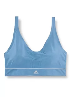 Adidas Sports Underwea Damski biustonosz bezszwowy, niebiesko-szary, L - Biustonosze - miniaturka - grafika 1