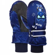 Rękawiczki dla dzieci - Rękawiczki Dziecięce Zimowe Jednopalczaste Ocieplane z MISIEM MORAJ 20 cm - miniaturka - grafika 1