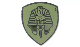 101 Inc. - Naszywka 3D - Pharaoh Skull - Zielony OD - Odzież taktyczna i umundurowanie - miniaturka - grafika 1
